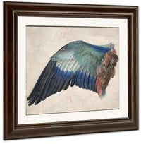 Wing Of A Roller 1500 By Albrecht Durer Fine Art Print