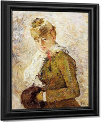 Winter Aka Woman With A Muff 1880 Oil On Canvas 7350X5850Mm Dallas Museum Of Fine Arts By Berthe Morisot Fine Art Print