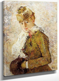 Winter Aka Woman With A Muff 1880 Oil On Canvas 7350X5850Mm Dallas Museum Of Fine Arts By Berthe Morisot Fine Art Print
