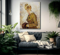 Winter Aka Woman With A Muff 1880 Oil On Canvas 7350X5850Mm Dallas Museum Of Fine Arts By Berthe Morisot Fine Art Print