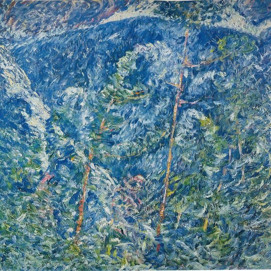 Winter Chaos Blizzard By Marsden Hartley Fine Art Print