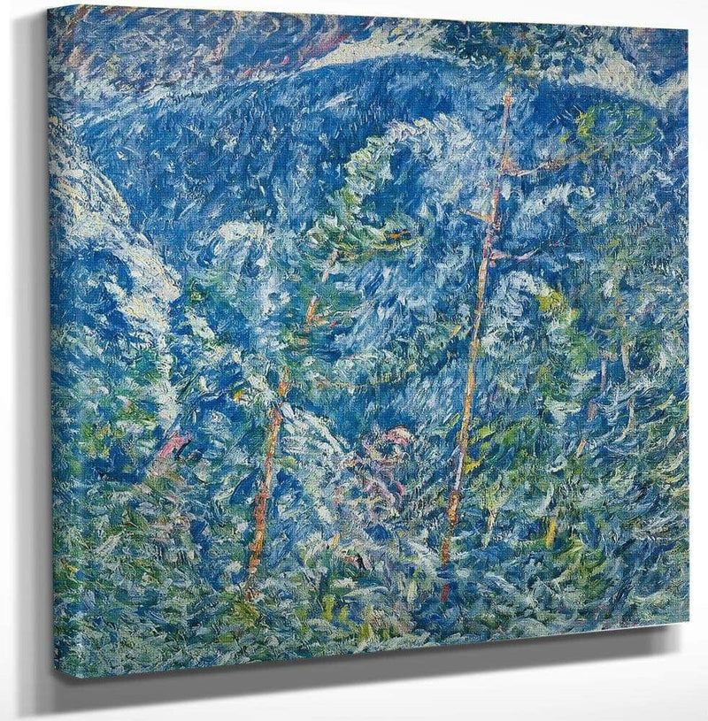 Winter Chaos Blizzard By Marsden Hartley Fine Art Print