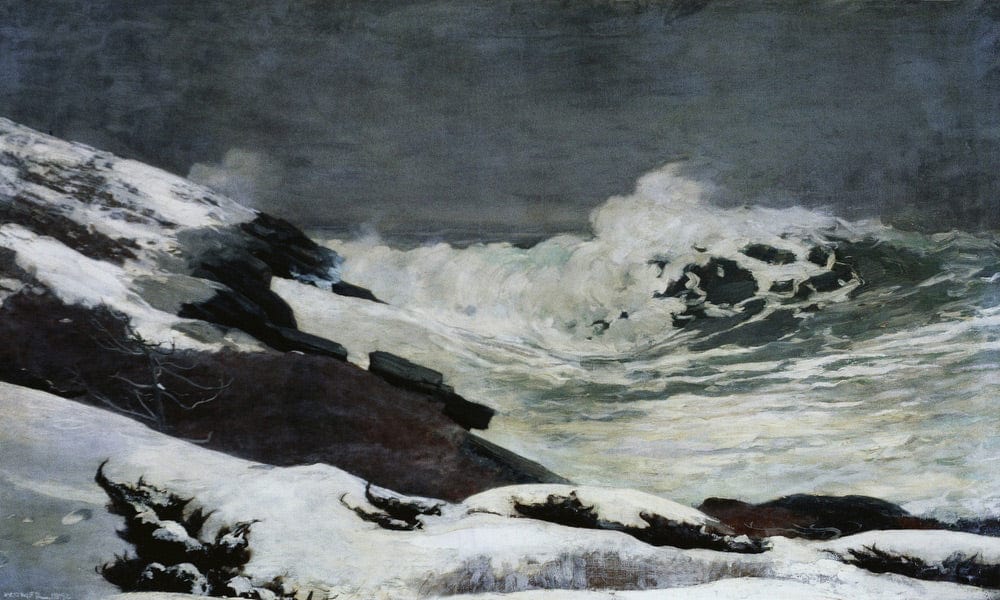 Winter Coast By Winslow Homer Fine Art Print