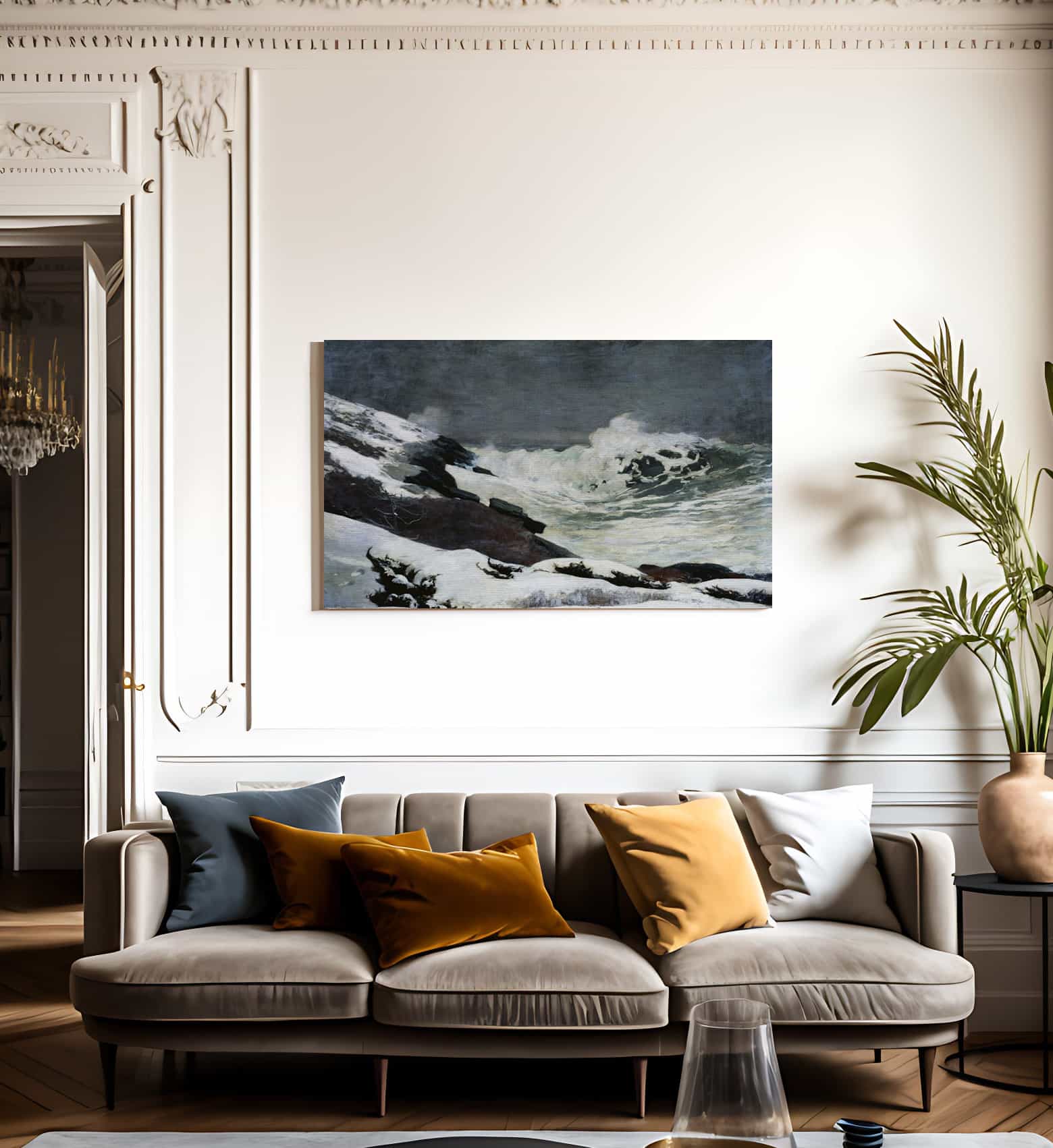 Winter Coast By Winslow Homer Fine Art Print