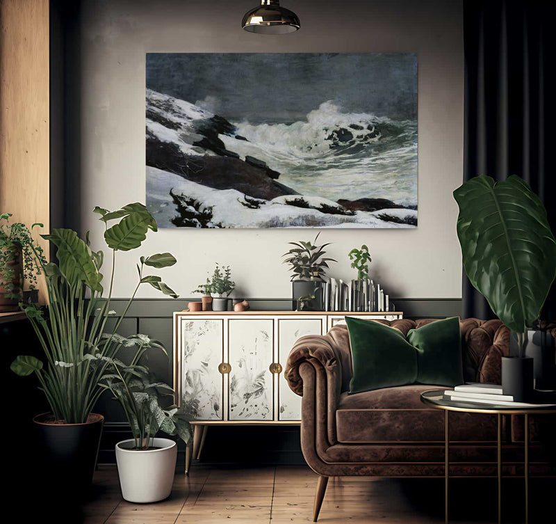 Winter Coast By Winslow Homer Fine Art Print