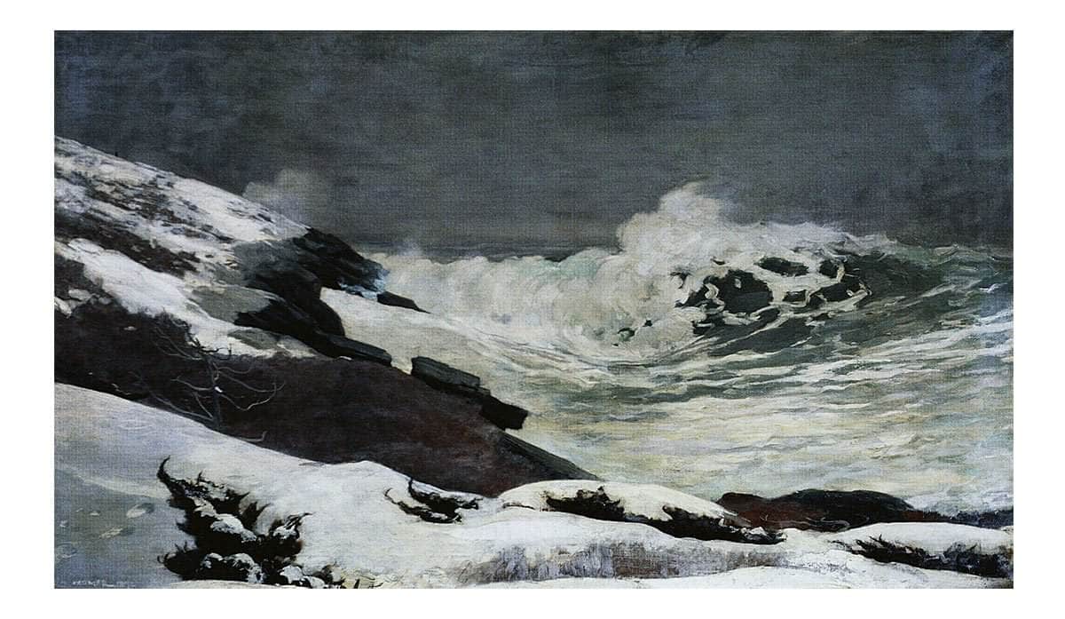 Winter Coast By Winslow Homer Fine Art Print Fine Art Print