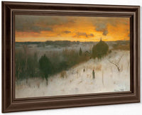Winter Evening 1887 By George Inness Fine Art Print