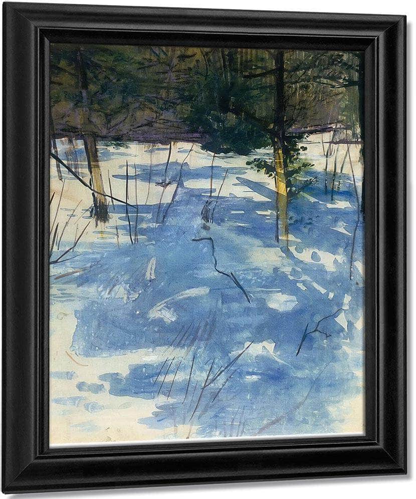 Winter In The City By Paul Cornoyer Fine Art Print