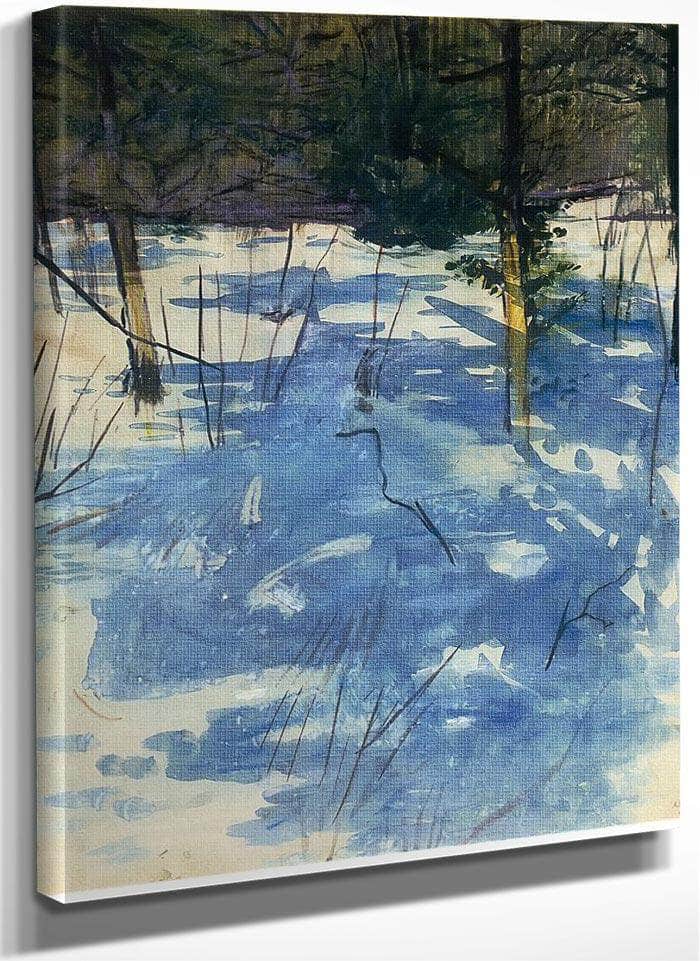 Winter In The City By Paul Cornoyer Fine Art Print