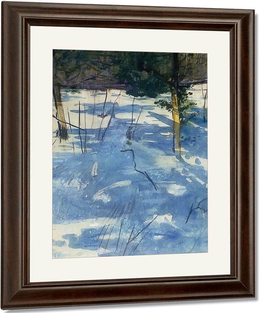Winter In The City By Paul Cornoyer Fine Art Print