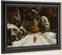 Winter In The Jura By Gusave Courbet Fine Art Print