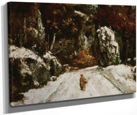 Winter In The Jura By Gusave Courbet Fine Art Print