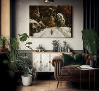 Winter In The Jura By Gusave Courbet Fine Art Print