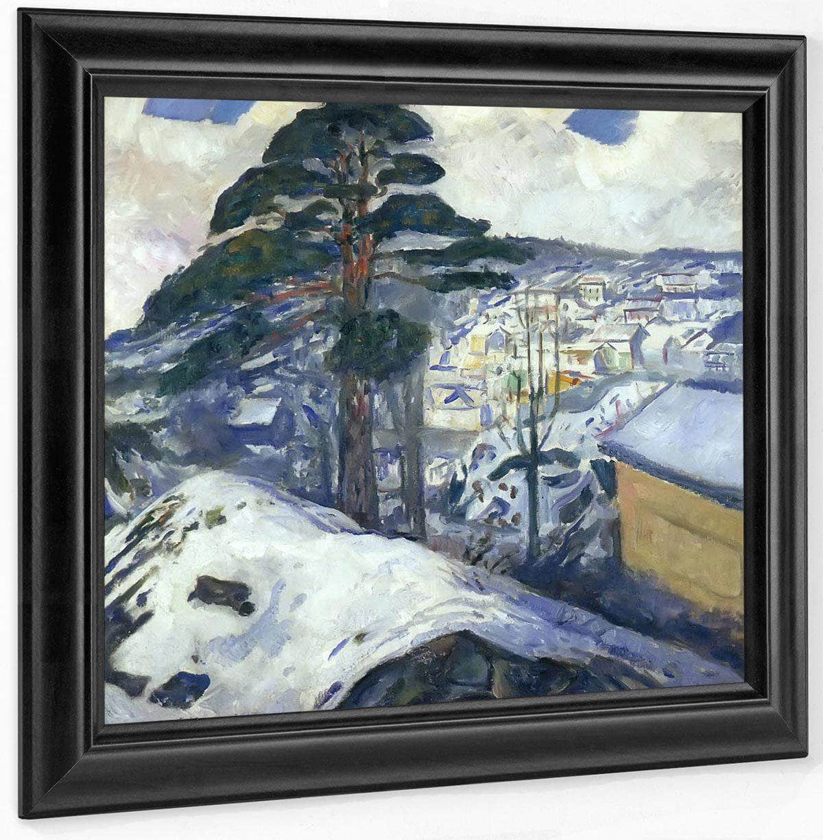 Winter Kragero 1912 By Edvard Munch Fine Art Print