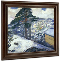 Winter Kragero 1912 By Edvard Munch Fine Art Print