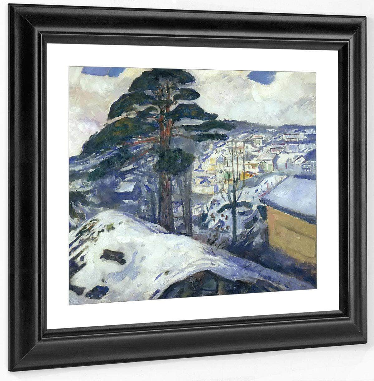 Winter Kragero 1912 By Edvard Munch Fine Art Print