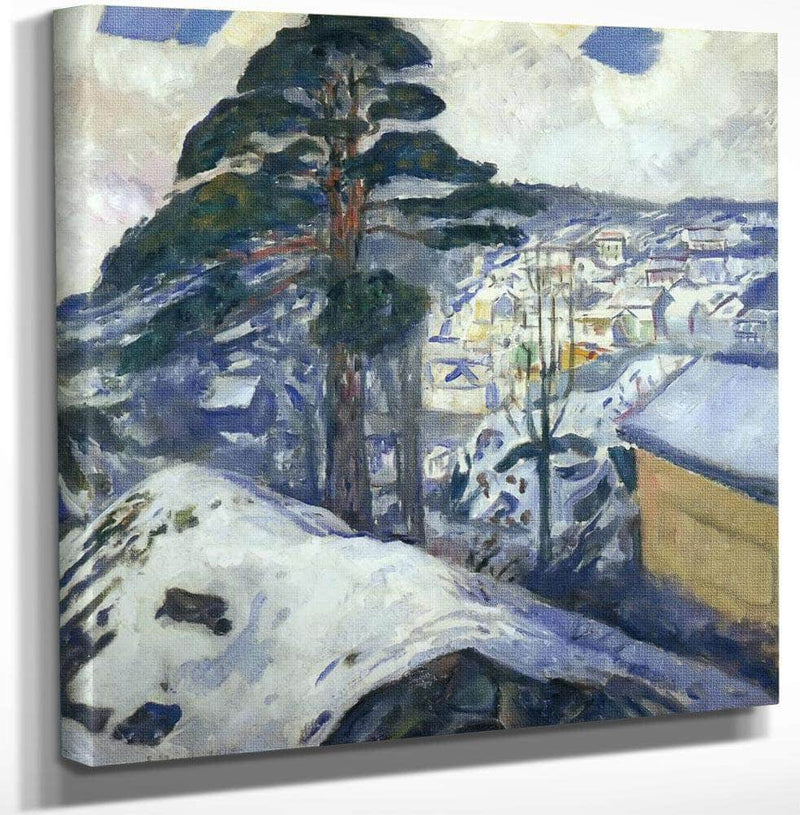 Winter Kragero 1912 By Edvard Munch Fine Art Print
