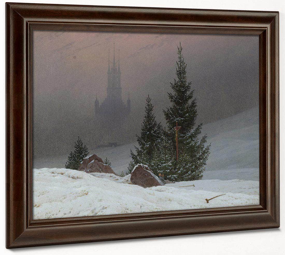 Winter Landscape 1811 By Caspar David Friedrich Fine Art Print