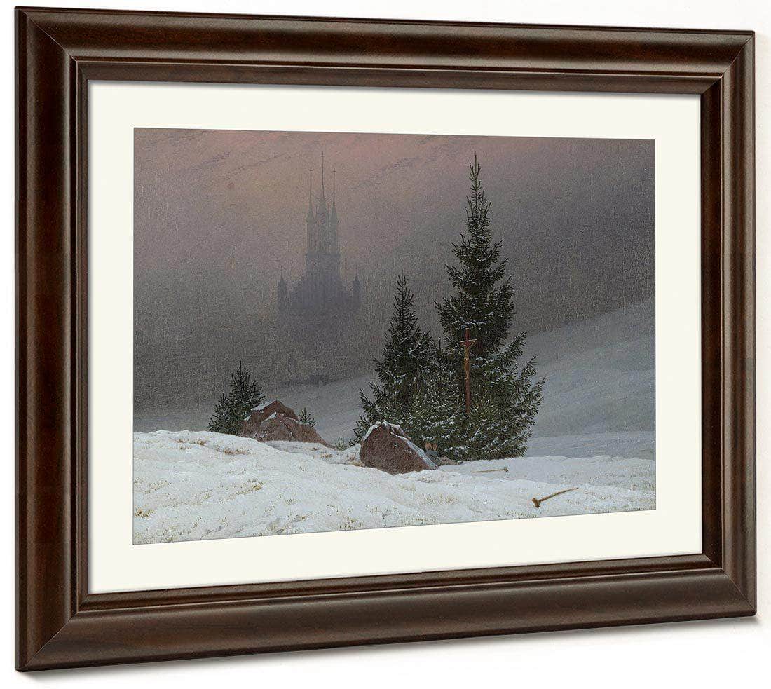 Winter Landscape 1811 By Caspar David Friedrich Fine Art Print