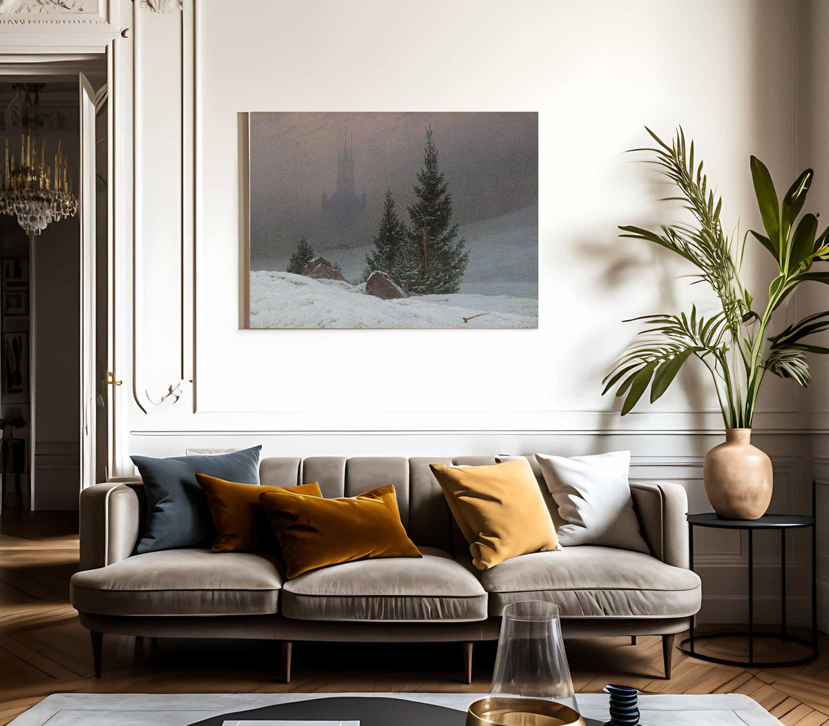 Winter Landscape 1811 By Caspar David Friedrich Fine Art Print