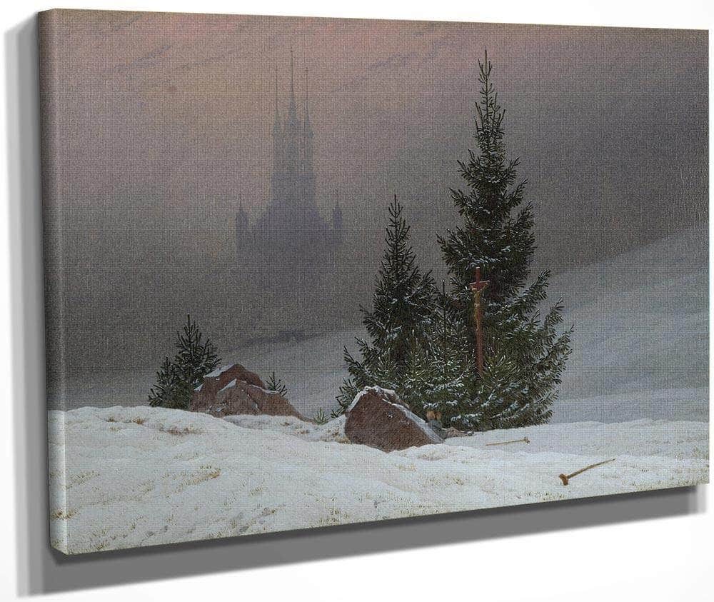 Winter Landscape 1811 By Caspar David Friedrich Fine Art Print