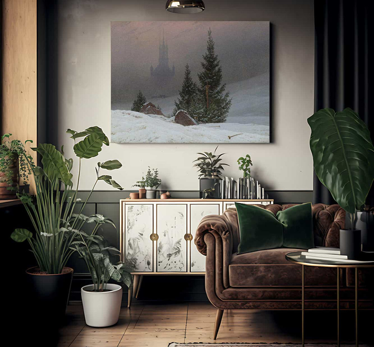 Winter Landscape 1811 By Caspar David Friedrich Fine Art Print