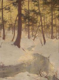 Winter Landscape By Walter Launt Palmer Fine Art Print