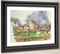 Winter Landscape Giverny By Cezanne Paul Fine Art Print