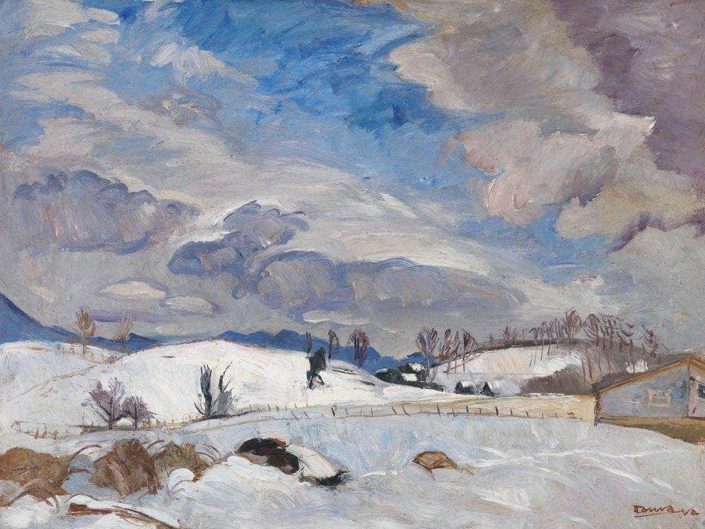 Winter Landscape [Rockbridge Baths] By Pierre Daura Fine Art Print