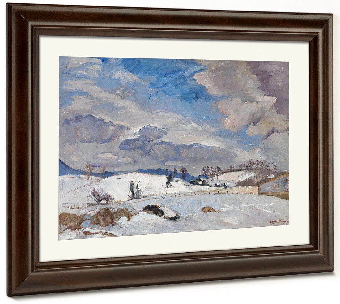 Winter Landscape [Rockbridge Baths] By Pierre Daura Fine Art Print