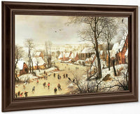 Winter Landscape With A Bird Trap 1565 By Pieter Bruegel Fine Art Print