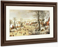 Winter Landscape With A Bird Trap 1565 By Pieter Bruegel Fine Art Print