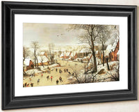 Winter Landscape With A Bird Trap 1565 By Pieter Bruegel Fine Art Print