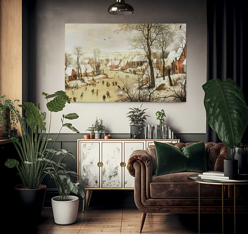 Winter Landscape With A Bird Trap 1565 By Pieter Bruegel Fine Art Print