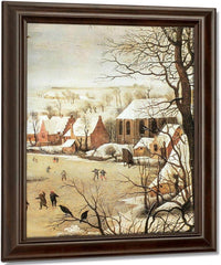 Winter Landscape With A Bird Trap 2 1565 By Pieter Bruegel Fine Art Print