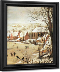 Winter Landscape With A Bird Trap 2 1565 By Pieter Bruegel Fine Art Print