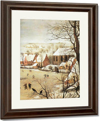 Winter Landscape With A Bird Trap 2 1565 By Pieter Bruegel Fine Art Print
