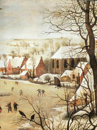 Winter Landscape With A Bird Trap 2 1565 By Pieter Bruegel Fine Art Print
