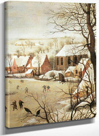 Winter Landscape With A Bird Trap 2 1565 By Pieter Bruegel Fine Art Print