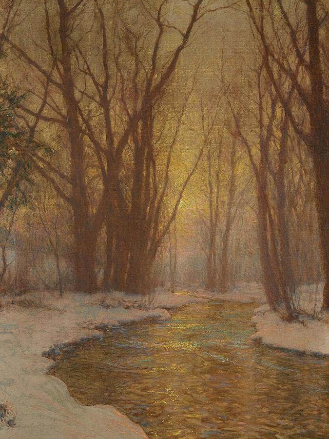 Winter Landscape2 By Walter Launt Palmer Fine Art Print