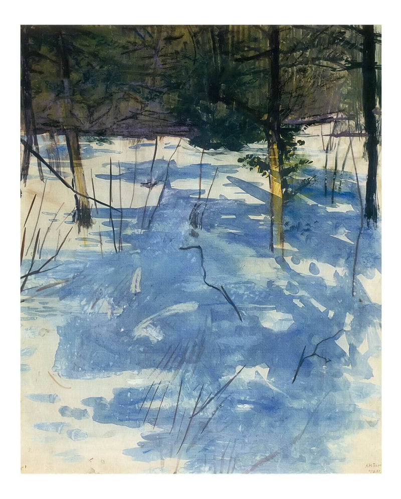Winter,monadnock,ca By Abbott Handerson Thayer Fine Art Print Fine Art Print