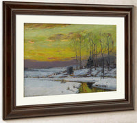 Winter Stream 1912 By Bruce Crane Fine Art Print