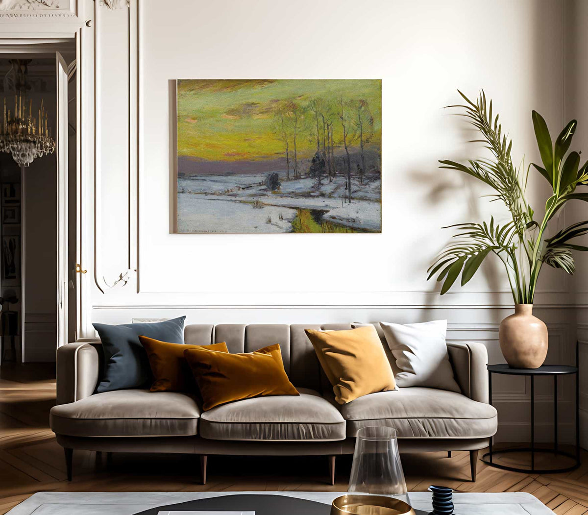 Winter Stream 1912 By Bruce Crane Fine Art Print