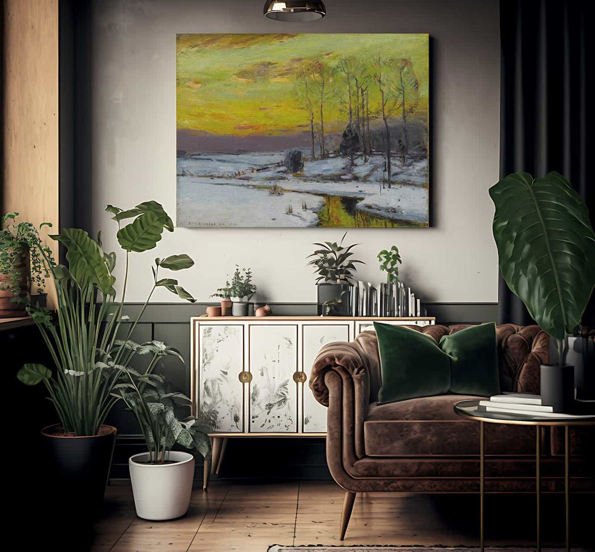 Winter Stream 1912 By Bruce Crane Fine Art Print