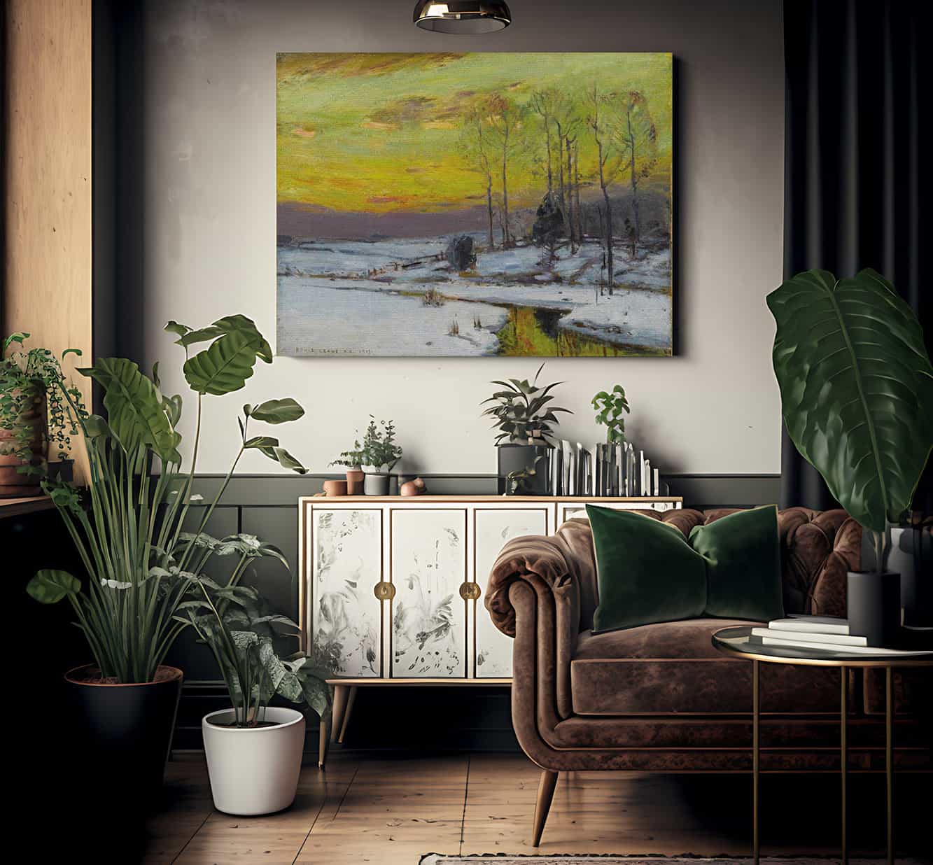 Winter Stream 1912 By Bruce Crane Fine Art Print