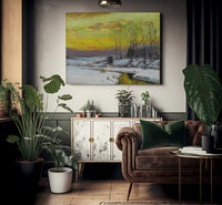 Winter Stream 1912 By Bruce Crane Fine Art Print