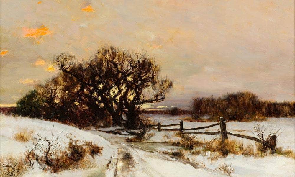 Winter Surprise Long Island By Bruce Crane Fine Art Print