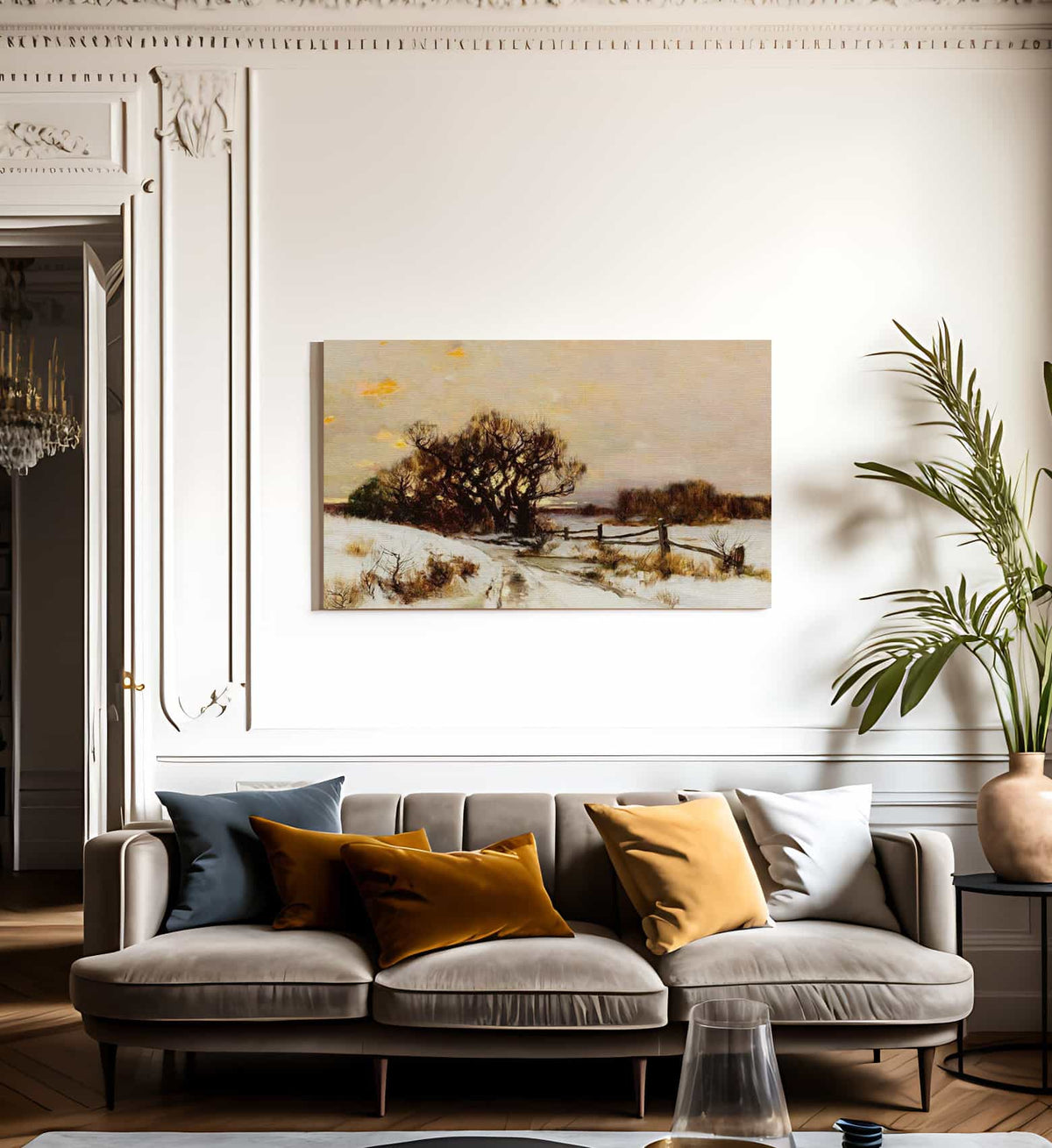 Winter Surprise Long Island By Bruce Crane Fine Art Print