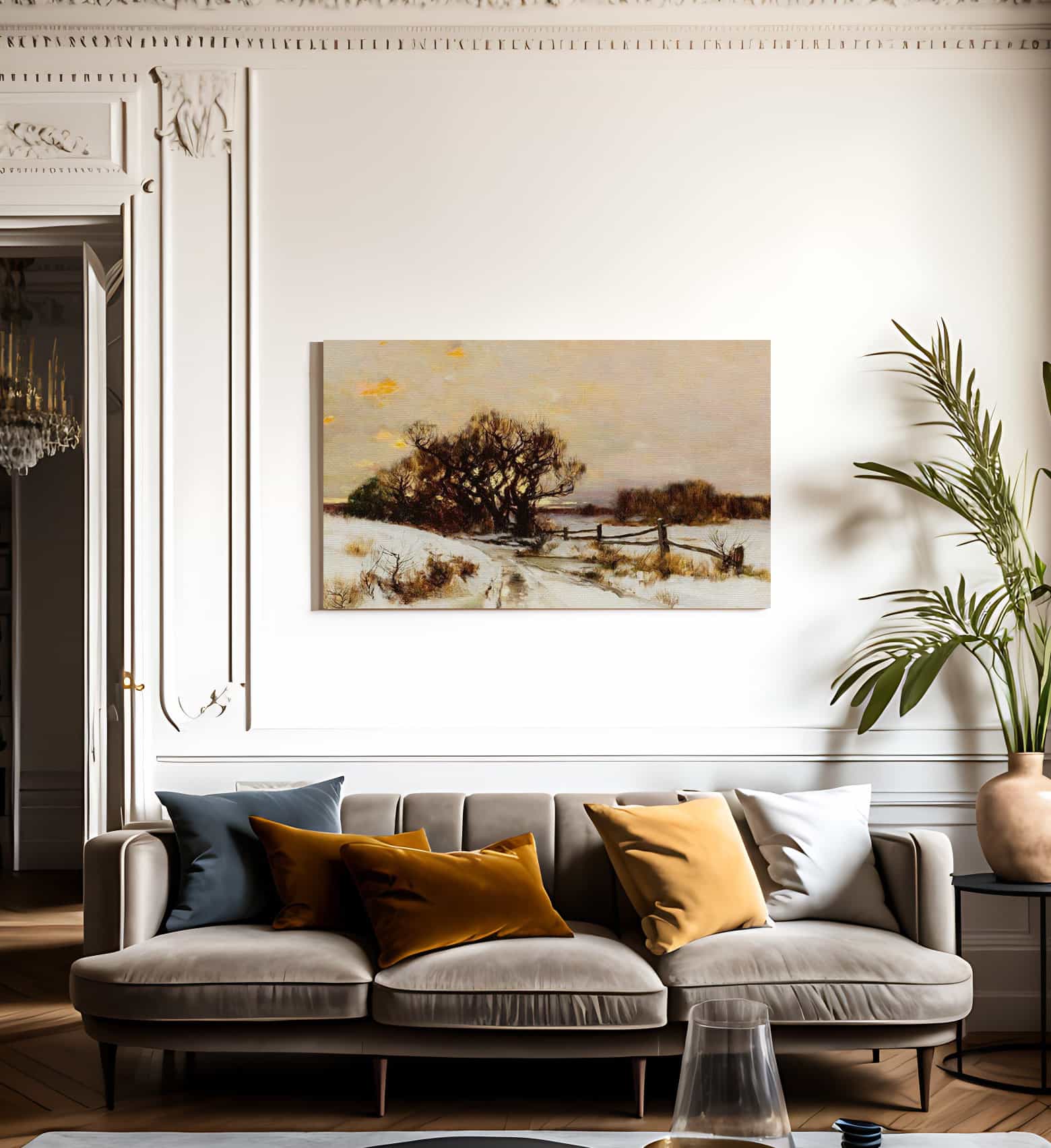 Winter Surprise Long Island By Bruce Crane Fine Art Print