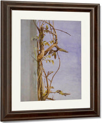 Wisteria On A Wall By Fidelia Bridges Fine Art Print
